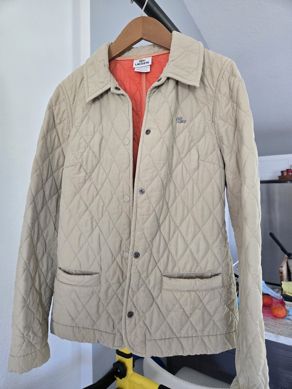 Nice Authentic LACOSTE Quilted Jacket